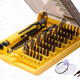 JACKYLED 45 Piece Mini Screwdriver | $7 | Amazon | Promo code 84AE5BMG